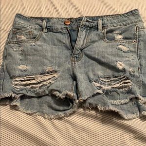 American Eagle mid rise Jean shorts